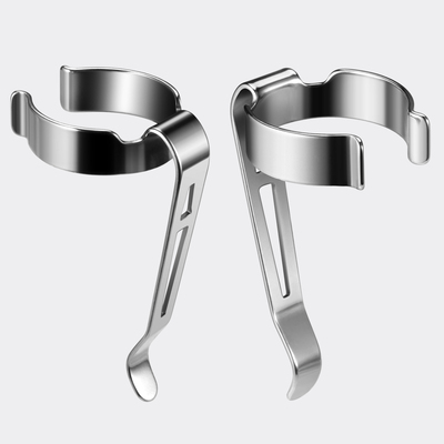 不锈钢手电抱夹  B102