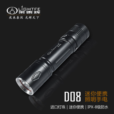 D08 迷你白光便携式手电筒