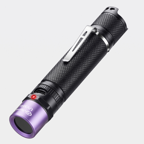 UV304D  紫光手电筒大功率紫外线检测充电荧光剂紫光验钞灯